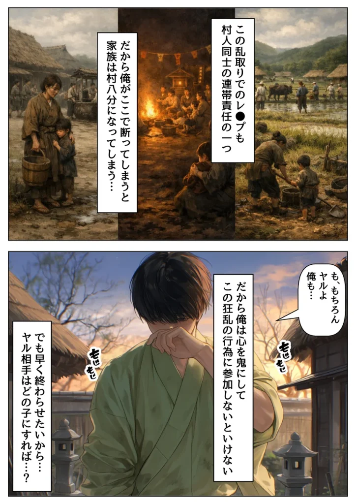 《戦の乱取り（略奪）》 戦国時代の農村に俺が転生したら、エロすぎた史実の話 037