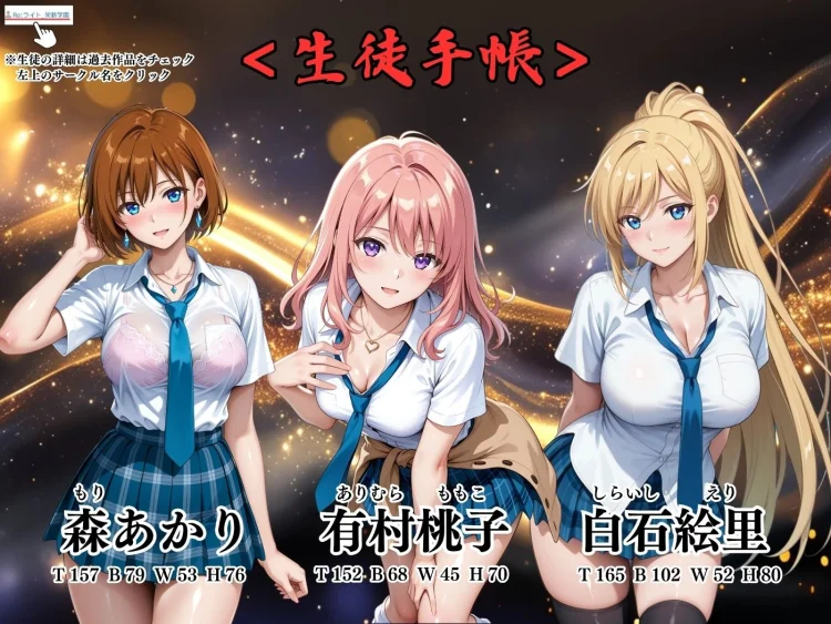 【4Kイラスト】1万3000人の生徒を抱いた校長による女子生徒への性指導（入学式編） 画像2