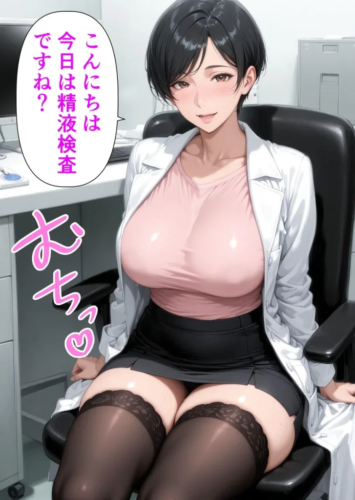 【精液が最強の美容薬の世界】 SSSレア精液で人生逆転！むちむち人妻女医の特別検診 010