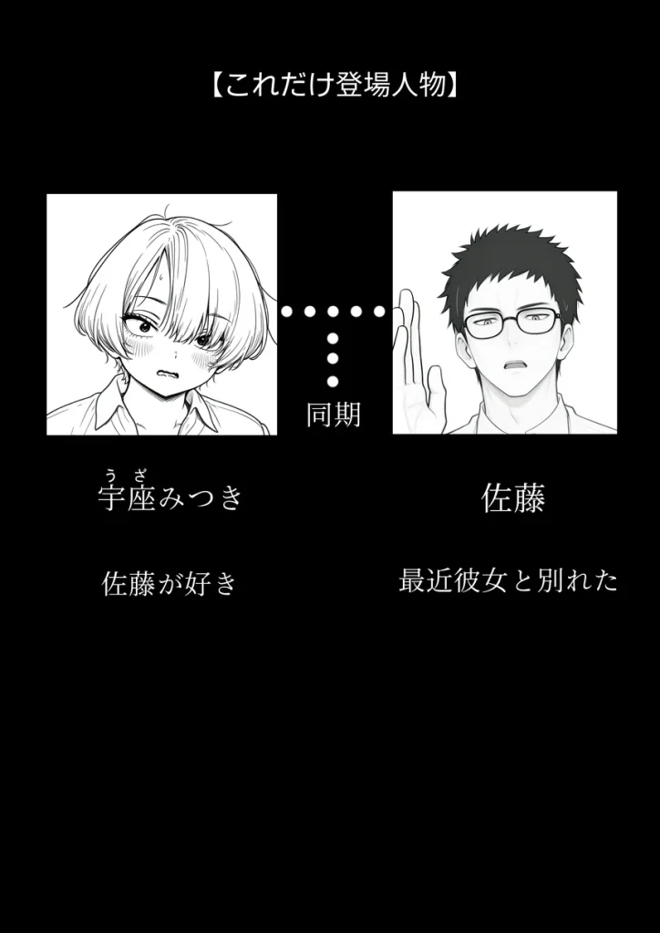 アラサーうざカワ同期とネカフェでHの相性確認をした結果 001