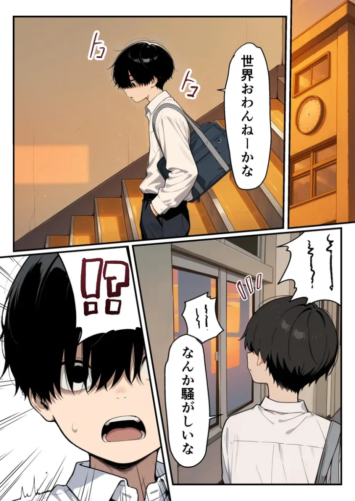 ゾンビに支配された学園で冴えない童貞のオタク君が少女たちの救世主になる話 005