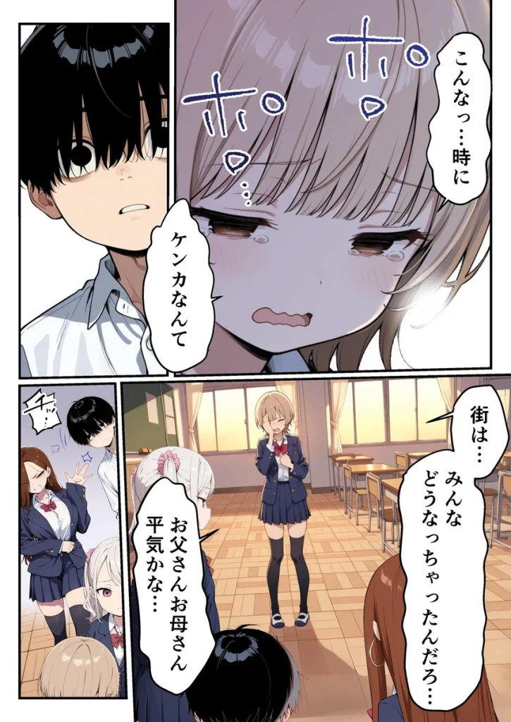 ゾンビに支配された学園で冴えない童貞のオタク君が少女たちの救世主になる話 011