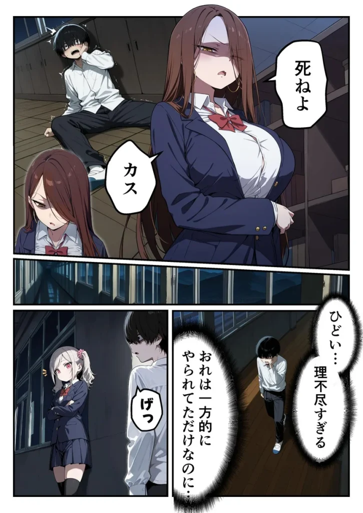 ゾンビに支配された学園で冴えない童貞のオタク君が少女たちの救世主になる話 023