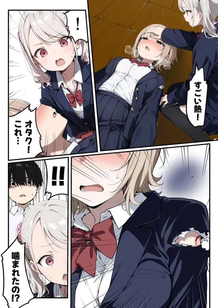 ゾンビに支配された学園で冴えない童貞のオタク君が少女たちの救世主になる話 032