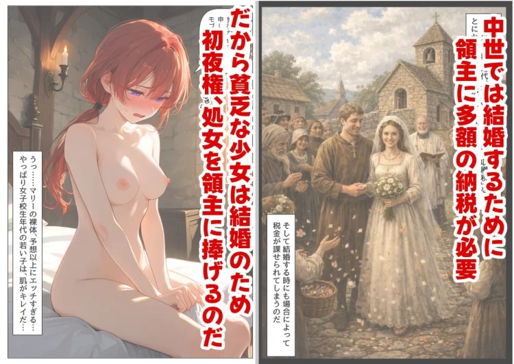 中世領主に転生した俺は、【初夜権】で処女を抱きまくる 画像4