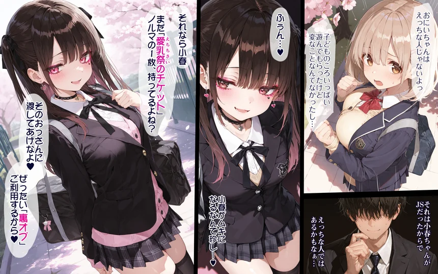 2年H組裏JKフーゾクやってま〜す☆【えちえち学園 愛乳祭】 015