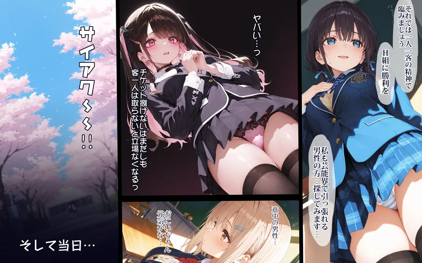 2年H組裏JKフーゾクやってま〜す☆【えちえち学園 愛乳祭】 025