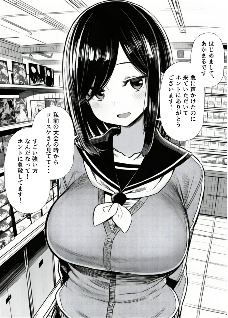 【完全実録】SNSで知り合ったカードゲーム女子がSSR美少女だった件 011