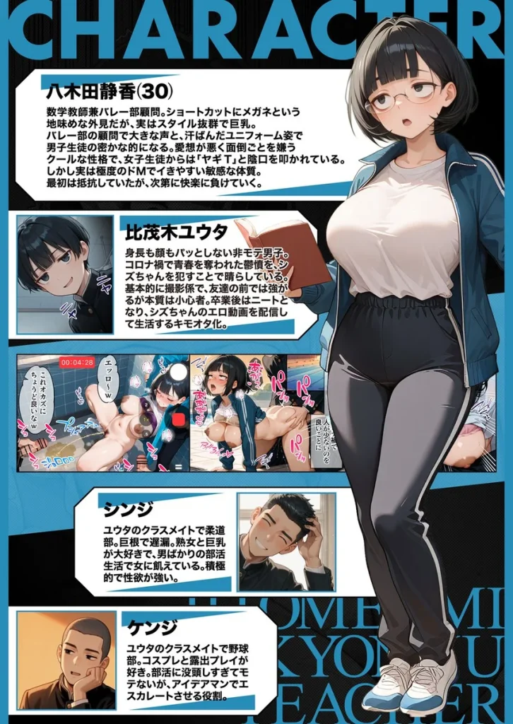 ジト目で地味な巨乳の担任を孕ませたい (2)