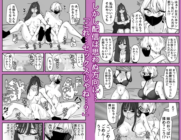 姉妹でオナニー配信する話 画像4