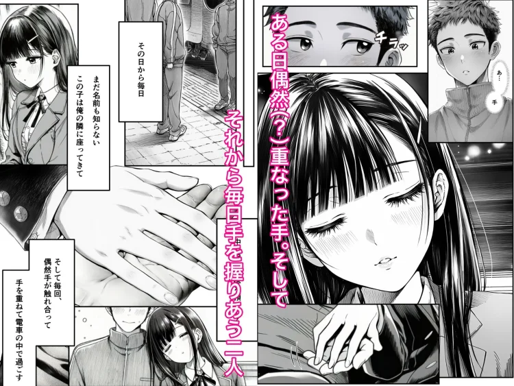 電車で何度も肩にもたれかかってくる女の子と、子作りセックスしてしまった 画像3