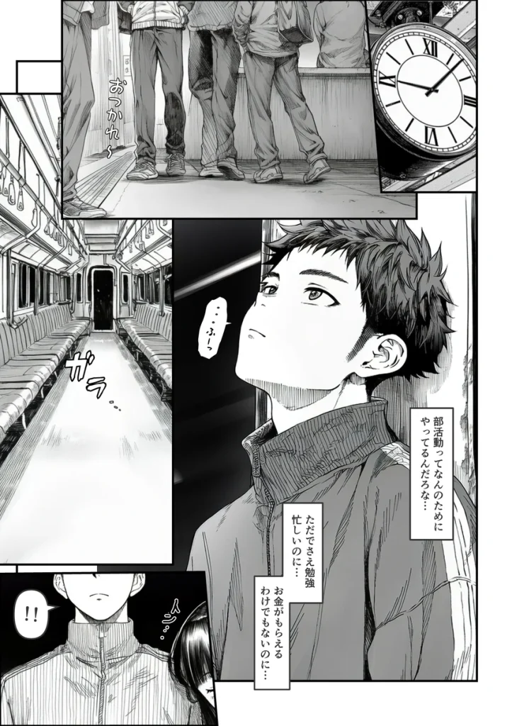 電車で何度も肩にもたれかかってくる女の子と、子作りセックスしてしまった 001
