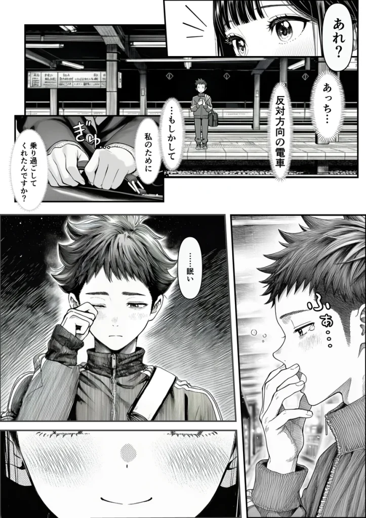 電車で何度も肩にもたれかかってくる女の子と、子作りセックスしてしまった 010