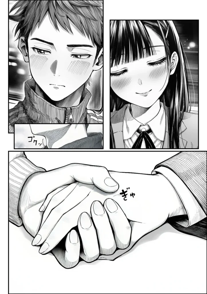 電車で何度も肩にもたれかかってくる女の子と、子作りセックスしてしまった 016