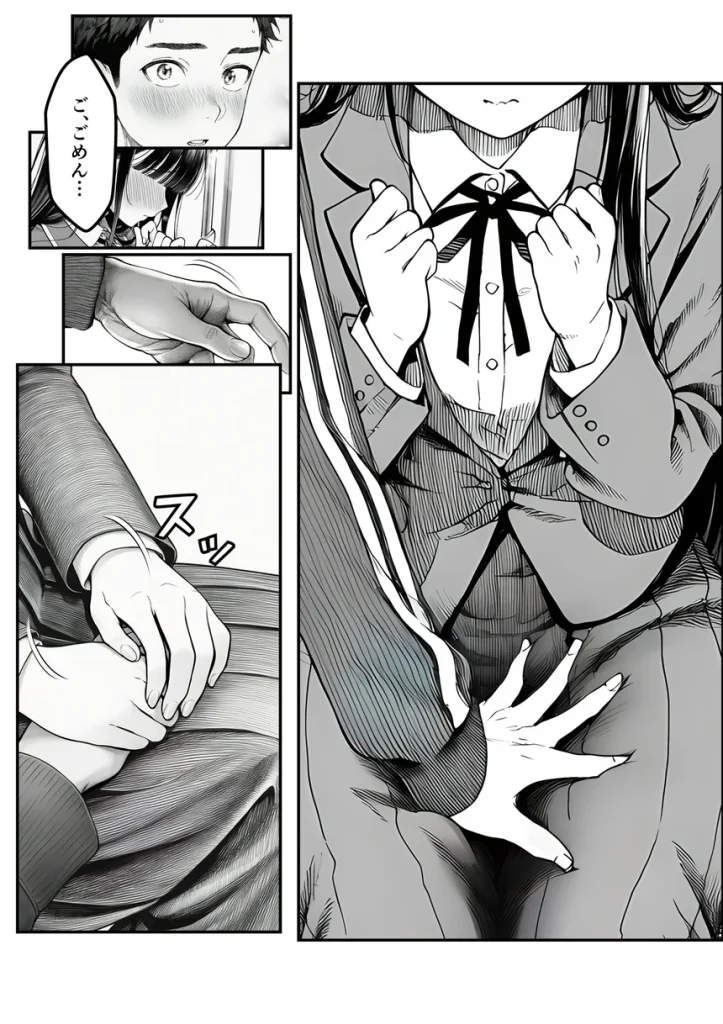 電車で何度も肩にもたれかかってくる女の子と、子作りセックスしてしまった 022