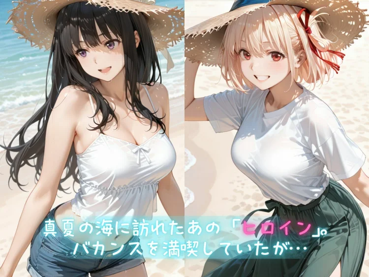 メス堕ちヒロイン 〜 た●な&ち●と 夏の海編 〜 画像1